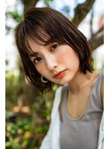 シルバーカラーサイドグラデーションスリークショート