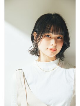 クロード モネ 上野の森店(Claude MONET) 外ハネ耳掛けボブ【上野/上野駅】