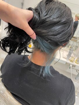 アッシュ 武蔵小金井店(Ash) ＊ブルー×ブルー×インナーカラー＊