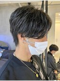 センターパート/メンズカット/ビジネス/韓国マッシュ/メンズヘア