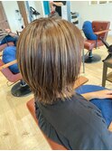 白髪ぼかしハイライト