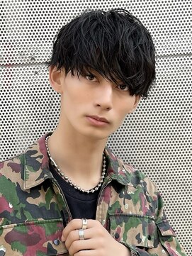 アーリー(Ali'i) ソフトツイストパーマ刈り上げマッシュショートレイヤーツーブロ