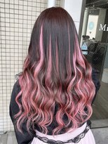 ミラシィ 稲毛(Mirashy)&nbsp;可愛らしいガーリーなピンク色プルエクステダイヤモンド