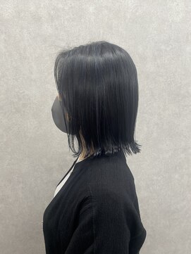ヘアサロン ドットプラス 町田店(dot. plus) 【中西里美】切りっぱなしボブ×イルミナカラー