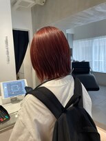 ガリカ 渋谷(Gallica)&nbsp;【小岩井美希】ブリーチなしダブルカラーの暖色系カラー