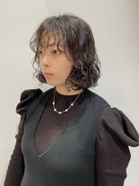 ウクラ バイ レシッド 池袋(uchla by rcid) エアリーカール♪ふんわりデジタルパーマ小顔ウェーブパーマボブ