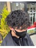 【波巻きスパイラルパーマ】＋メンズカット<理容室>西川口/メンズパーマ/床屋