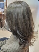 ヘアークリアー 春日部&nbsp;大人可愛いブリーチオンカラー オリーブベージュ/30代40代50代