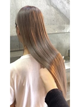 ココモ(KOKOMO) 【 NINA 】ミルクティベージュ/ブリーチカラー