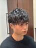 メンズカット＋パーマ（スパイラル/ツイスパ）￥12,100→￥11,550