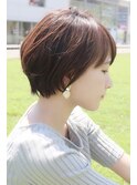 【 I. 】30代からのナチュラル前下がりショートボブ 川口