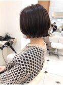 【VIVO】ゆるっと外ハネが可愛いミニボブ 束感切りっぱなしボブ