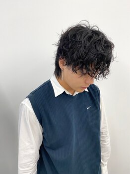 アウラ 小矢部店(AULA)の写真/【コンテスト受賞歴あり実力派スタイリストが作る】メンズパーマで叶う♪毎朝簡単に決まる褒められスタイル