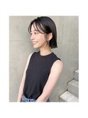 黒髪ボブ
