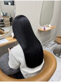 髪質改善 トリートメント 三宮 神戸 ストレート 黒髪 ロング
