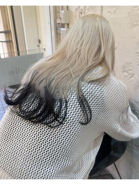 ネルバイグリーン(Nelle by green) whitebeige × end color