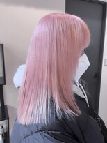 ペレ 渋谷(PELE)&nbsp;イメチェン/ホワイトブロンド/外ハネボブ/ワイドバング/渋谷