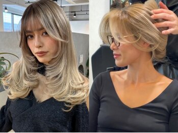 メリー オオサカ(Merly Osaka)の写真/カーテンバングでお顔周りがスッキリに！話題のレイヤーカットなら≪Merly≫にぜひともお任せください◎