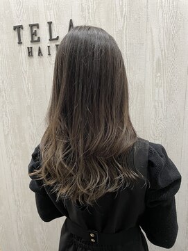 テーラヘアー 葛西店(TELA HAIR) 色持ちも、透明感のあるクールグレージュ☆【葛西店】