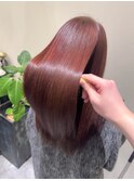 髪質改善ピンクベージュ