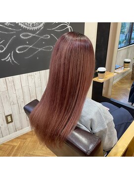 ビー オン ディー ヘア 池袋(BonD hair) ピンクベージュ【池袋/髪質改善/ハイライト】