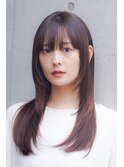 愛されハイレイヤー×ぱっつん前髪