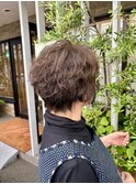 ミセスショート×パーマ