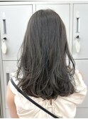 ブリーチなしダブルカラーアイスグレージュ透明感夏カラー