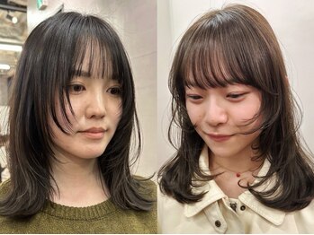 ニール(Neelu)の写真/【伏見駅/名駅◆徒歩3分】印象が変わる前髪カット、クセを味方にした扱いやすいオリジナルカットが人気！