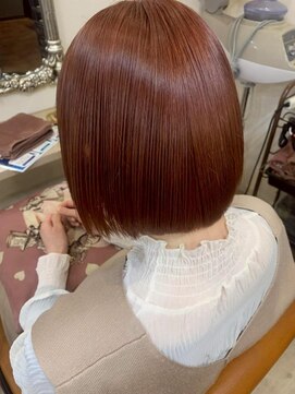 ショコラ アベノ(Chocolat ABENO) #ミニボブ　#チェリーブラウン