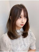 イメチェンヘアスタイル美髪のススメワイドバングブルーブラック