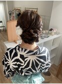 浴衣ヘアセット×浴衣着付け