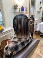 エクファ ヘア シェリル 草津 南草津店(ex-fa hair cherir)&nbsp;ミディアムヘア/暗めカラー/グランマッシュ/草津/南草津