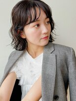 ガーデン 銀座(GARDEN)&nbsp;パーマ ボブ レイヤー ニュアンスパーマ ボブパーマ 黒髪ヘア