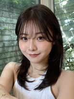 ガーランド (Garland) 大人かわいい小顔顔まわりレイヤー小顔レイヤーイルミナカラー