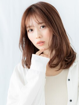 髪質改善オレンジベージュワンカールi小山20代30代40代