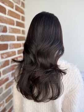 エニー 栄(Any) 韓国レイヤー×ラベンダーブラウン