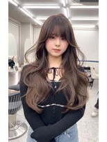 ロンドルピナス 小倉(Lond Lupinus)&nbsp;黒髪カタログ/オリーブグレー/ココアベージュ/小顔に見せるヘア