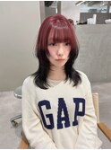 【坪井】ルーツカラー ×ウルフカット