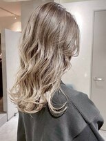 エイチエムヘアーホーム 池袋2号店(H M hair home)&nbsp;バタフライカットグレーブラウンワンホンレイヤー/池袋
