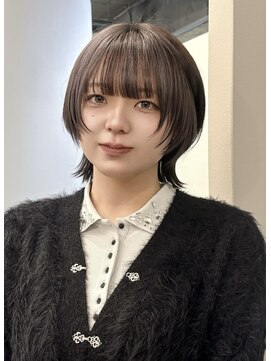 カノエ(canoe) グレージュカラー顔周りレイヤー20代~50代【西新大濠荒戸】