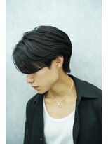 トラスト ザ バーバー 東京駅八重洲店(TRUST the Barber)&nbsp;センターパート/ニュアンスパーマ/曲がる縮毛矯正