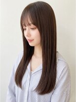 ルノヘアー(Lunohair)&nbsp;◎髪質改善トリートメント×ミルクブラウン/暗髪ロング/うる艶髪