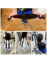 大切に伸ばした髪を、誰かの笑顔のために。ヘアドネーション賛同サロンとして、その想いを繋ぎます。