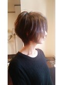 モカショートボブ
