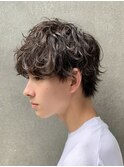 マッシュウルフ ツーブロ コンマヘア マッシュヘア