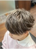 ツーブロック×マッシュスタイル