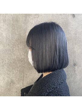 松本平太郎美容室 大宮店 韓国タンバル×ブルーブラック