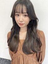 リコバイアフロート(riko by afloat)&nbsp;韓国ヘア/サイドバング/くびれヘア/レイヤーカット/ブルージュ