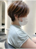 【斉藤航人】白髪ぼかしハイライトショート【白髪染め可】【柏】